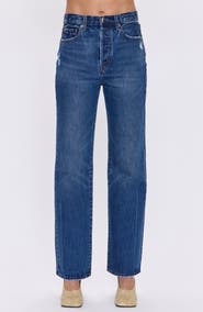 Pistola Cassie High Waist Straight Leg Jeans