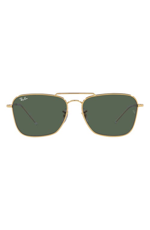 Ray Ban Ray-ban Caravan Reverse 58mm Square Sunglasses In Arista