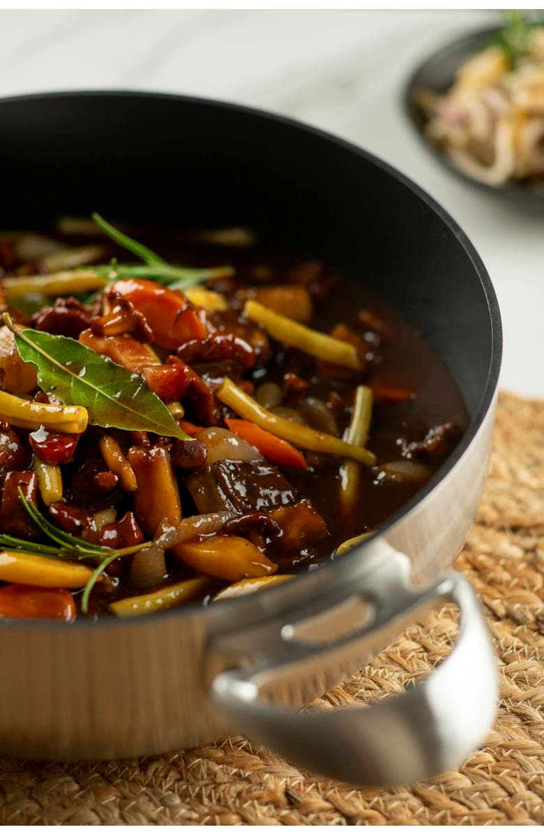 Scanpan CS+ 5.25-Quart Nonstick Chef's Pan with Lid, Alternate, color, Silver