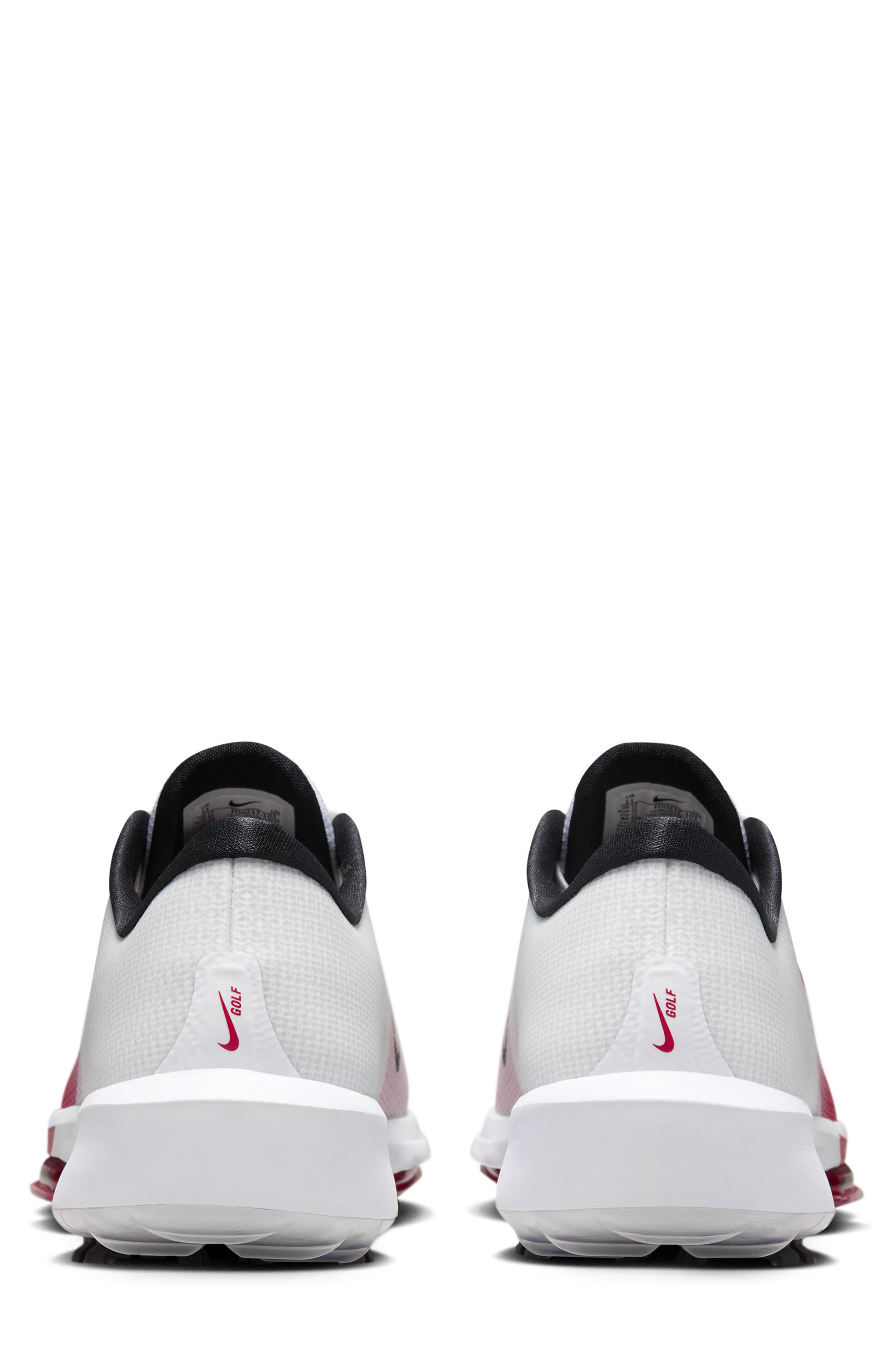 Nike Air Zoom Waterproof Infinity Tour Golf Shoe, Alternate, color, White/ Red/ Platinum/ Black