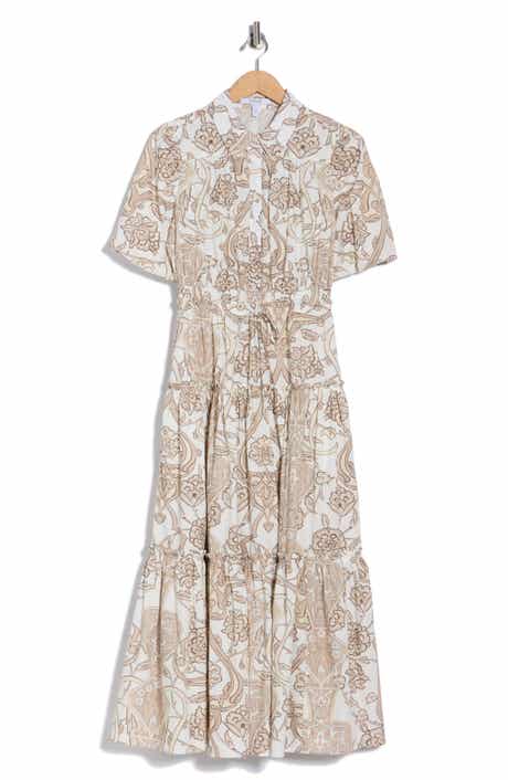 Derek Lam 10 Crosby Dahlia Balloon Sleeve Cotton Shirtdress