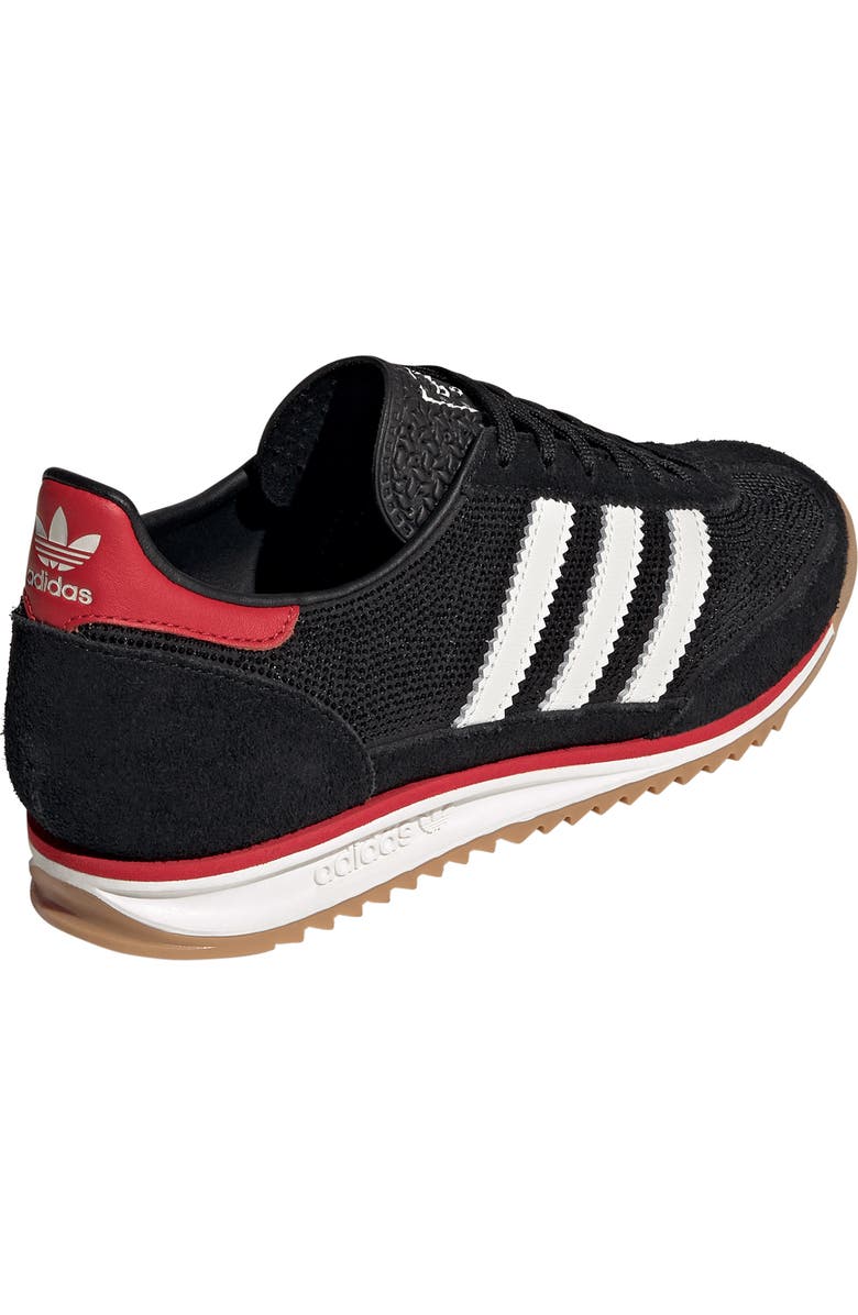 adidas SL 72 Sneaker, Alternate, color, Black/ Off White/ Scarlet