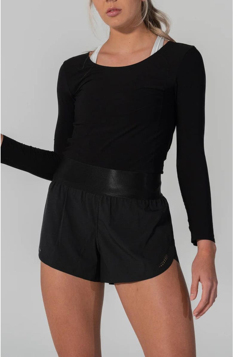 AVI Bounce-It Pickleball Long Sleeve, Alternate, color, Black Beauty