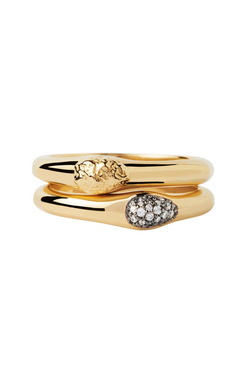 PDPAOLA The Rocks Ring Set, Alternate, color, 