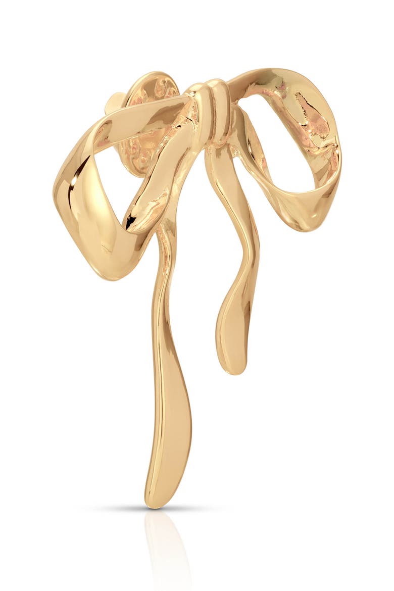 Organica Brooch, Alternate, color, GOLD