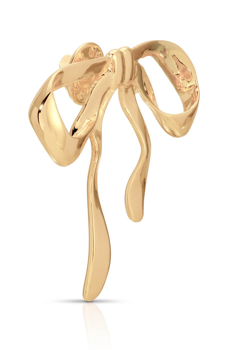 Ettika Organica Brooch, Alternate, color, Gold