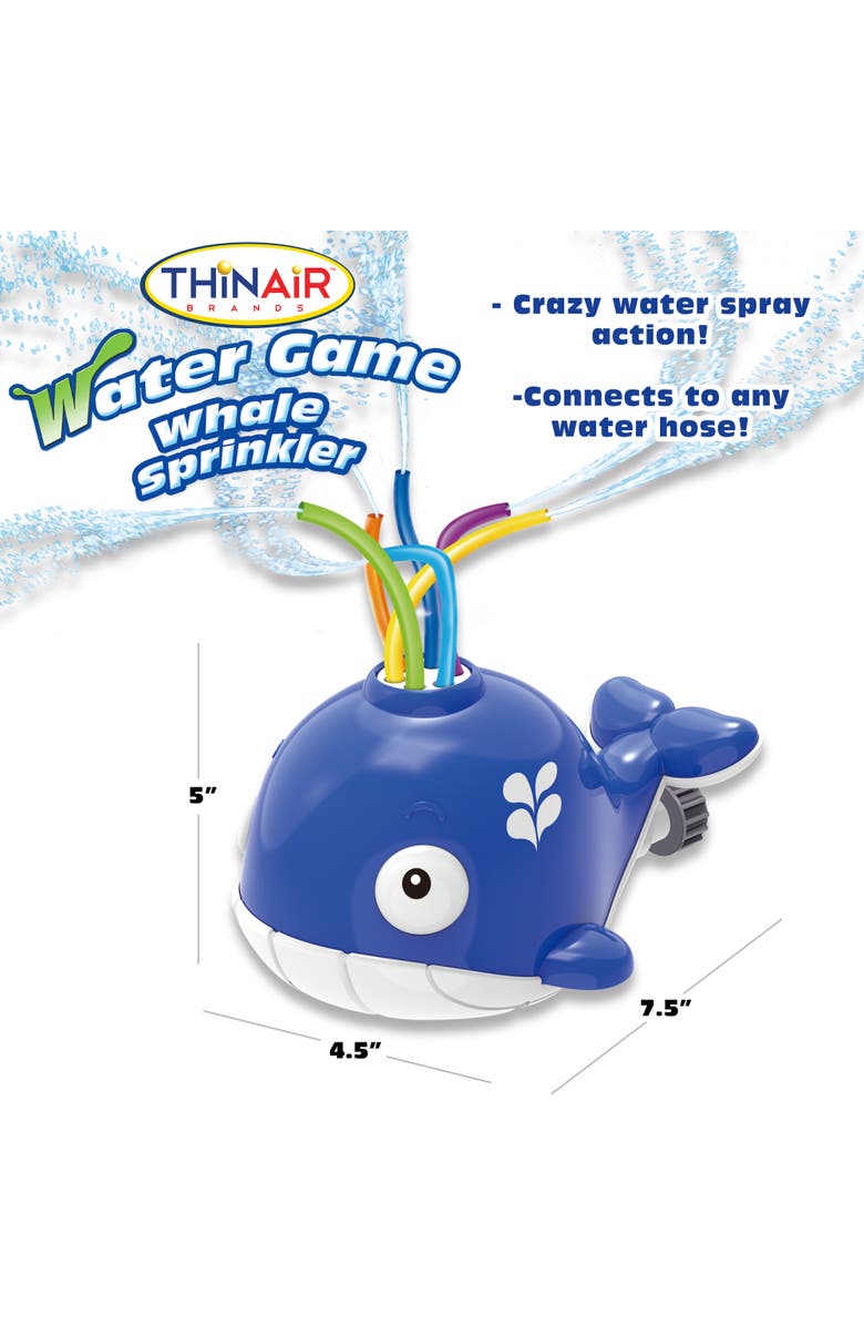 Scooba Duck Whale Sprinkler, 6 Waterspraying Tubes, Alternate, color, Multicolored