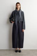COS Cropped Barrel-Leg Cotton Pants