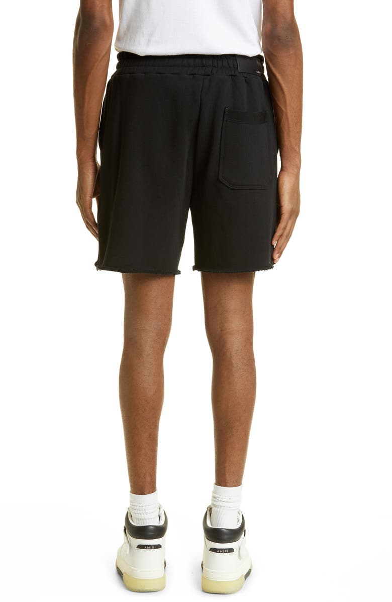 AMIRI Embroidered '22 Logo Sweat Shorts, Alternate, color, 