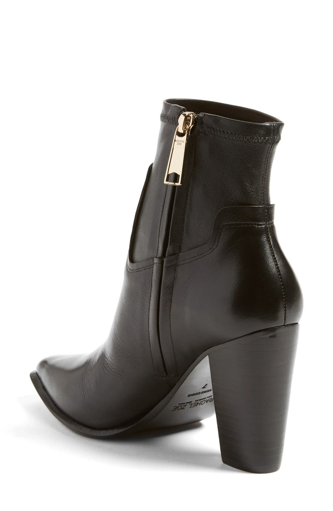 Rachel Zoe 'Bestie' Pointy Toe Bootie, Alternate, color, 