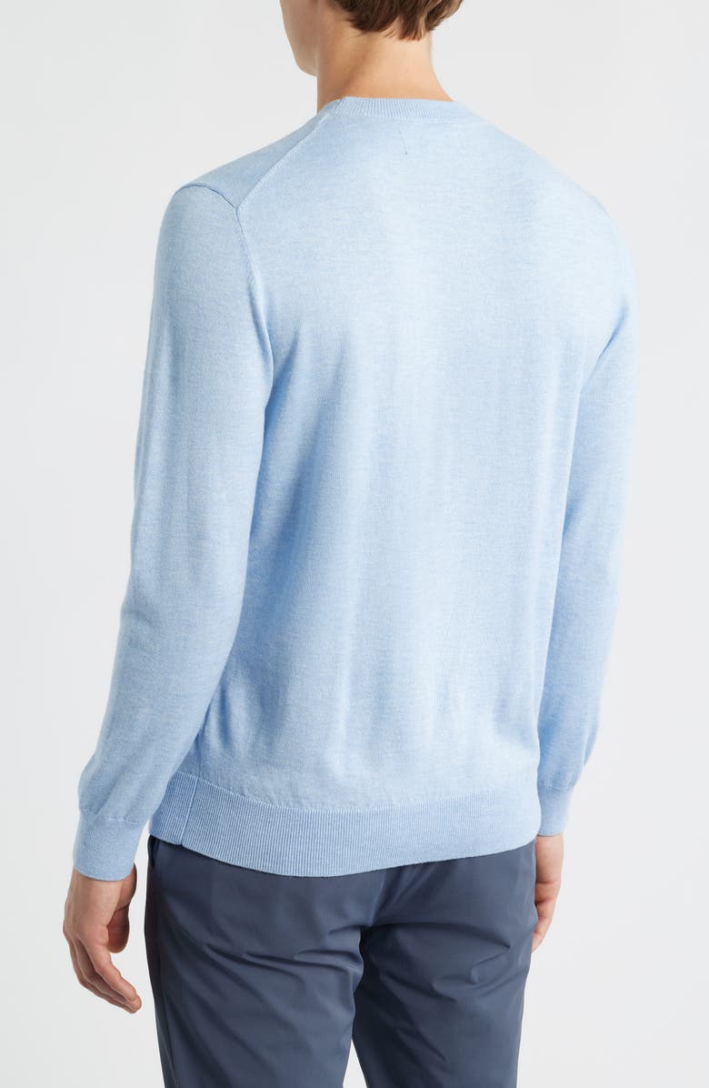 Mizzen+Main Heritage Crewneck Sweater, Alternate, color, Cloud Blue Heather