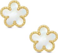 Lily Nily Kids' Mother-of-Pearl Flower Stud Earrings