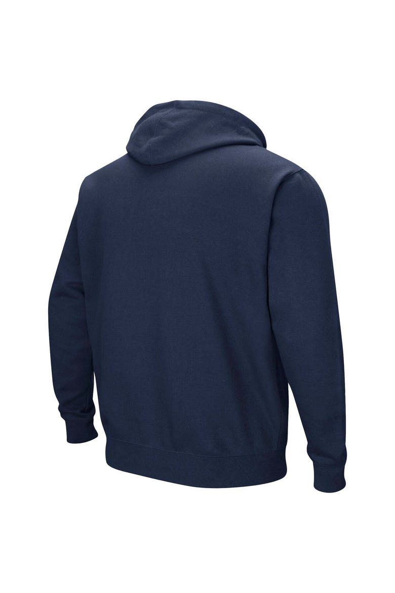 Men's Colosseum Navy Michigan Wolverines Sunrise Pullover Hoodie, Alternate, color, Navy