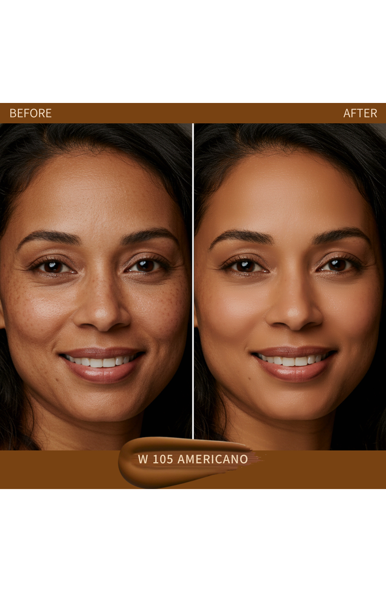 Siia Cosmetics Luminous Longwear Liquid Foundation, Alternate, color, Americano