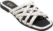 Forever & Always Shoes Alisha Leather Slide Sandal