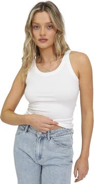 Belle & Bloom Last Time Ribbed Tank Top