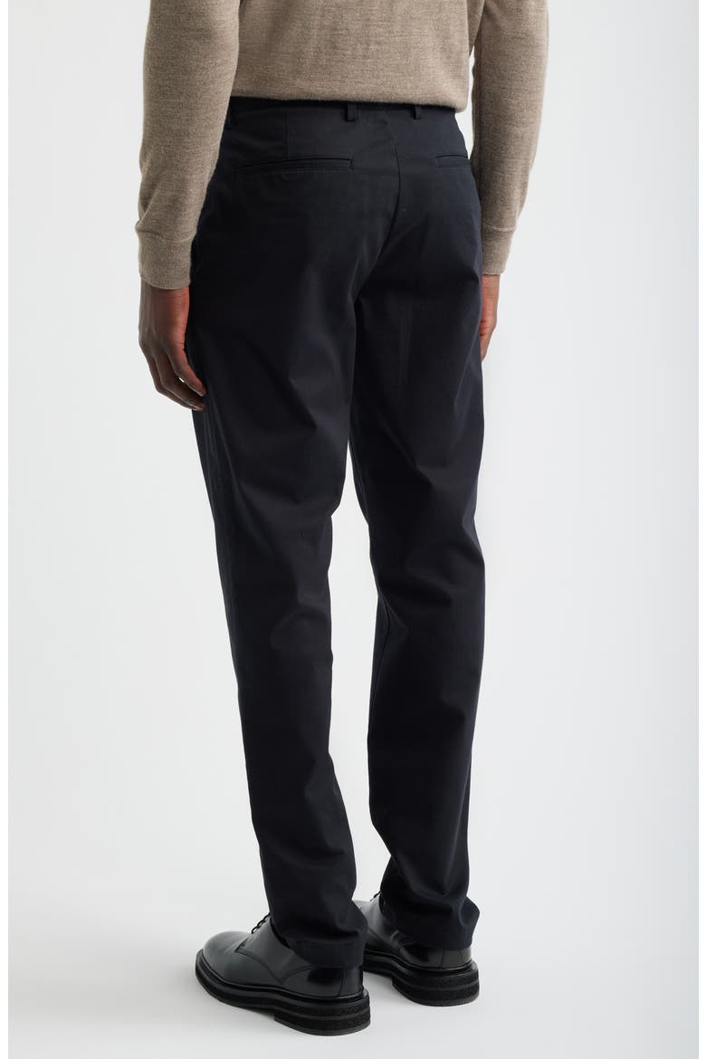 Zaine Slim Chino in Moonsoft Cotton Blend Trousers, Alternate, color, BLACK