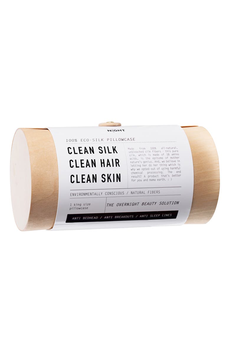 NIGHT Tri Silk Blend Pillowcase, Alternate, color,