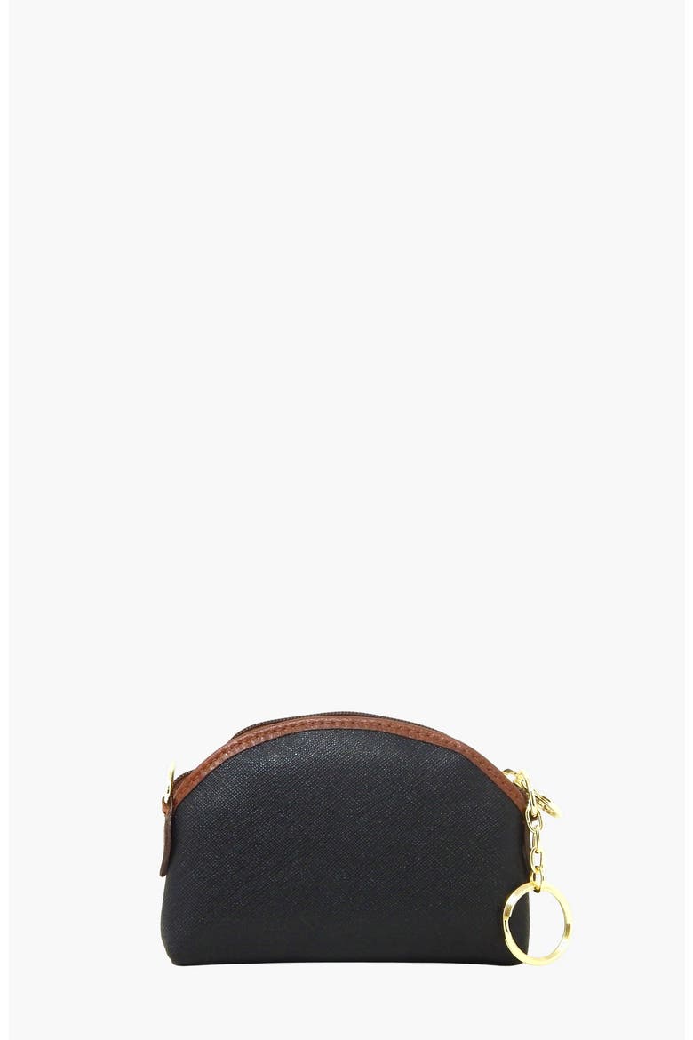 Unique Coin Purse 252, Alternate, color, Brown / Black