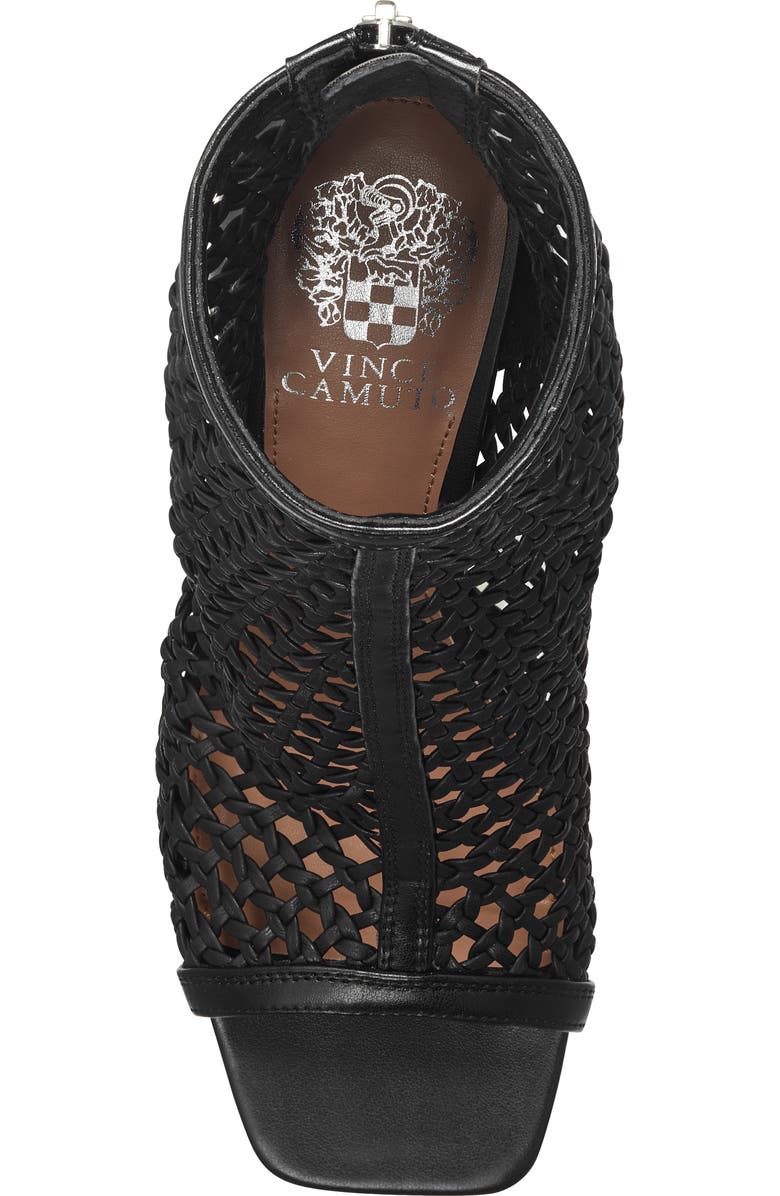 Vince Camuto Emalani Macramé Open Toe Bootie, Alternate, color,