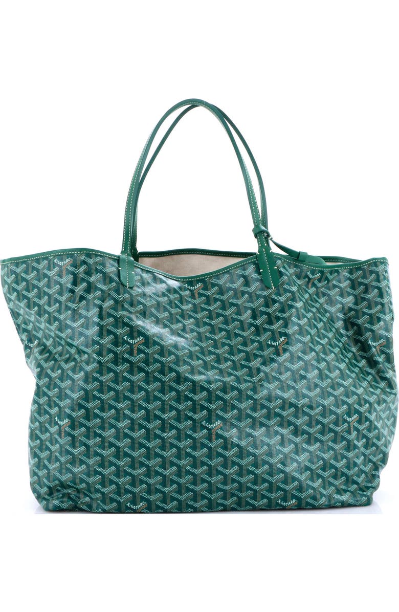 Pre-Owned Goyard Saint Louis Tote Coated Canvas GM, Alternate, color, Green