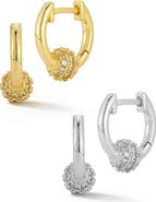 GLAZE JEWELRY Set of 2 Hoop Earrings