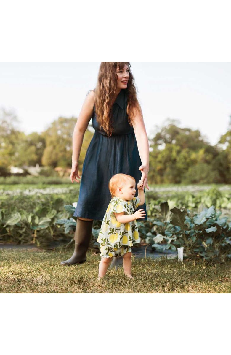 Milkbarn Organic Cotton Dress and Bloomer Set, Alternate, color, Chicken