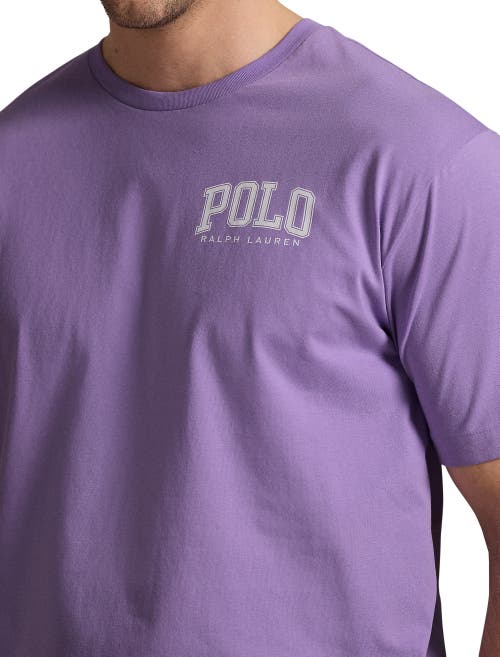Polo Ralph Lauren Big & Tall Logo Jersey T-shirt In Light Lilac