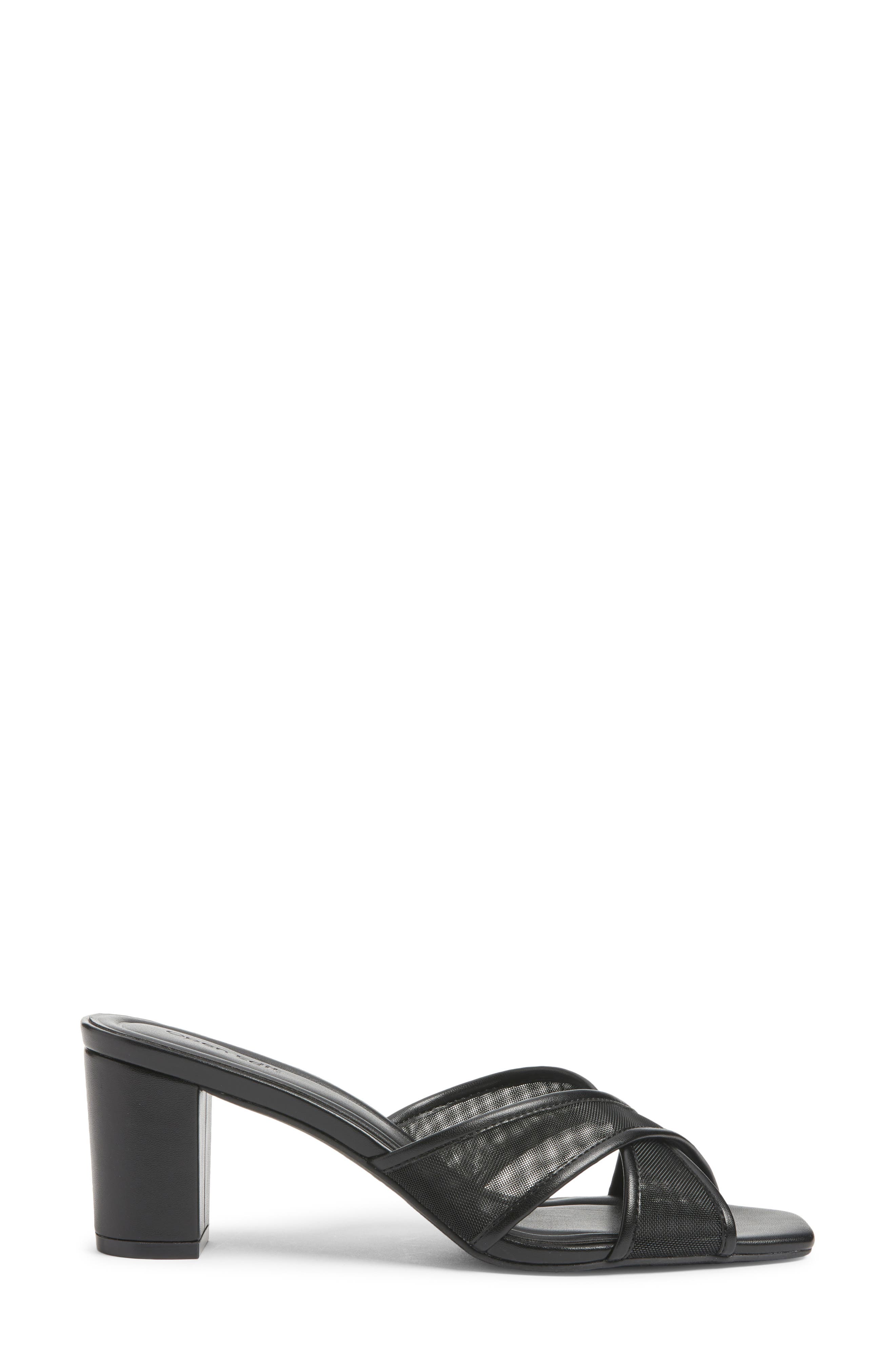 Grady Slide Sandal, Alternate, color, BLACK MESH