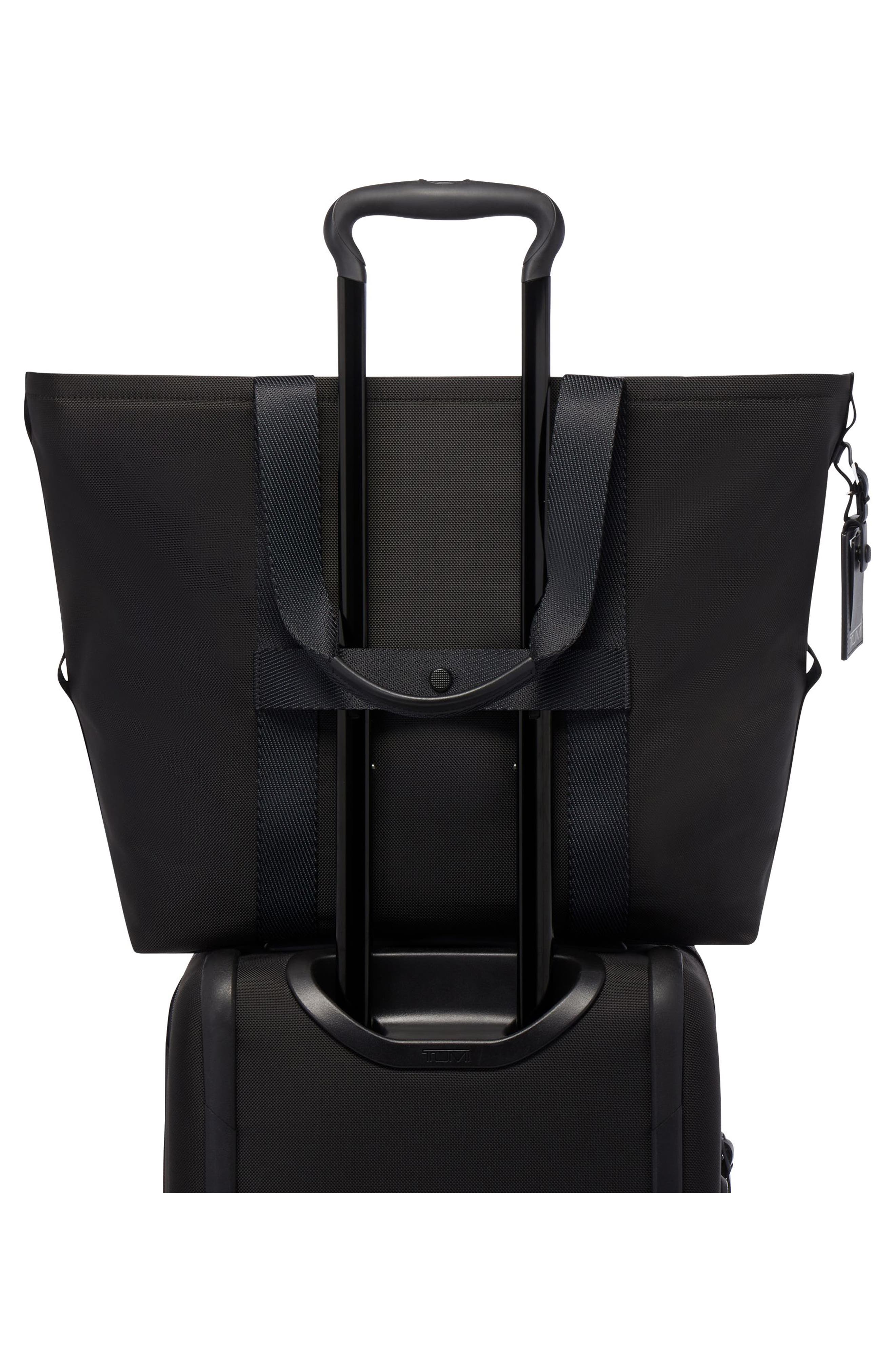 TUMI Medium Alpha Bravo Essential East/West Tote, Alternate, color, Black