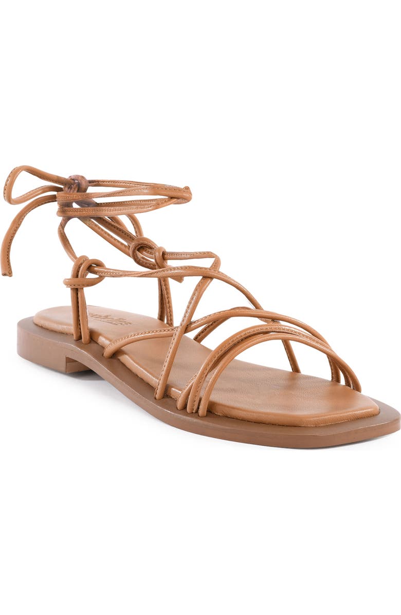 Seychelles Lilac Two Ankle Wrap Sandal, Main, color, Tan
