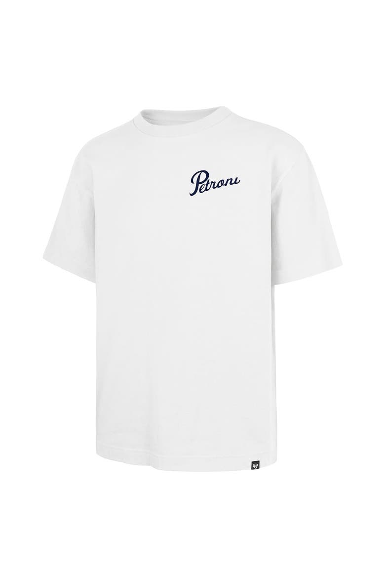 Men's '47 White New York Yankees Petroni Foundation T-Shirt, Alternate, color, White