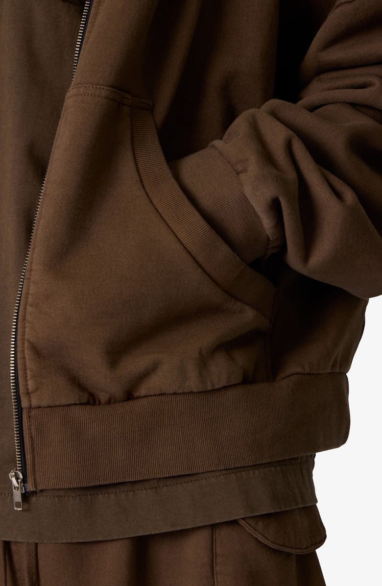 mnml Oversize Zip Hoodie, Alternate, color,