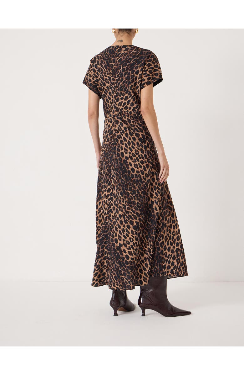 Hush Grace Air Flow V-Neck Maxi Dress, Alternate, color, Soft Leopard
