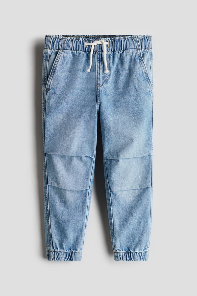 Denim Joggers, Main, color, Light denim blue
