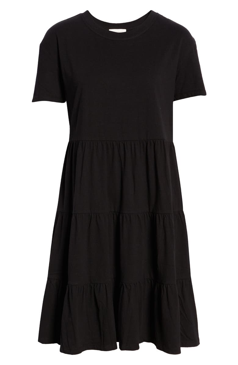 Treasure & Bond Tiered T-Shirt Dress, Alternate, color, 