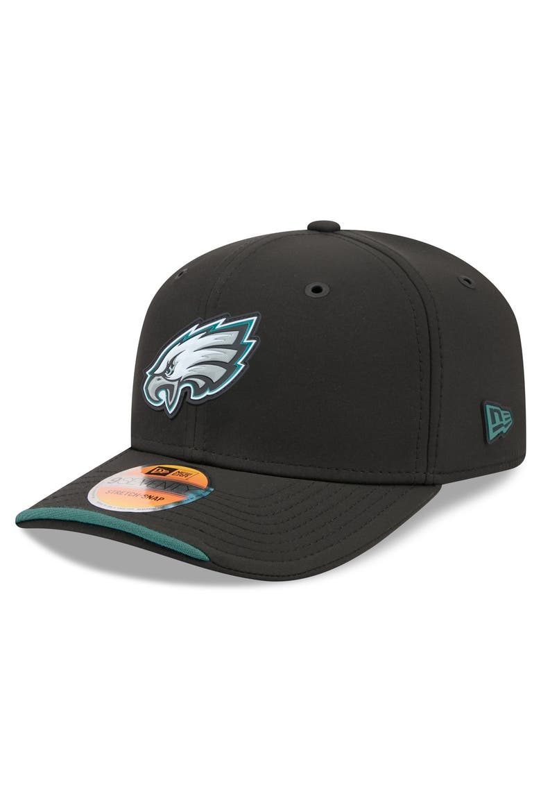 Men's New Era Black Philadelphia Eagles 2026 Sideline 9SEVENTY Adjustable Hat, Main, color, Black