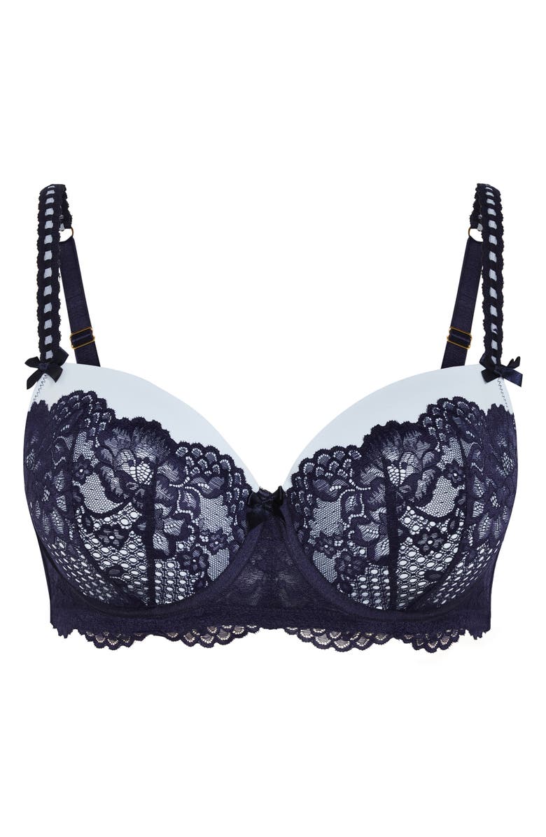 City Chic Leyla Contour Bra, Alternate, color, 