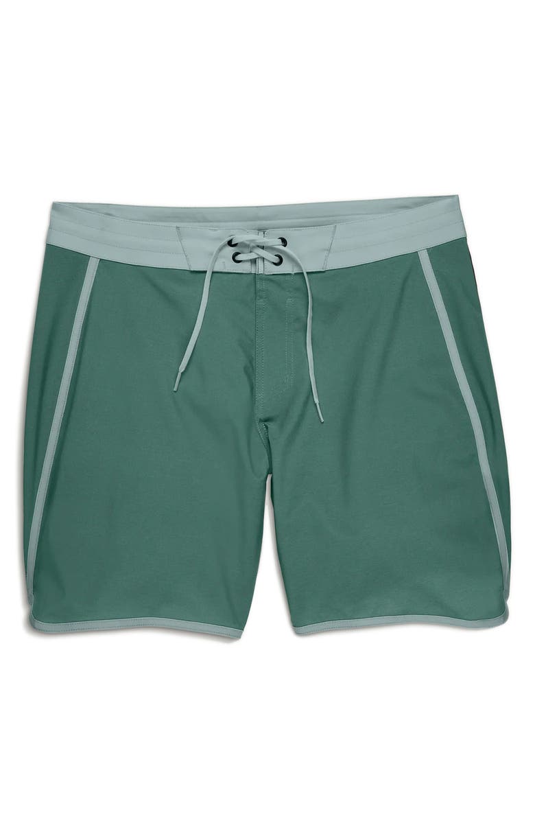 Free Fly Dawn Patrol Board Shorts, Alternate, color, Sea Pine