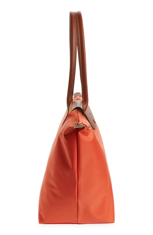 Longchamp Large Le Pliage Tote In Orange