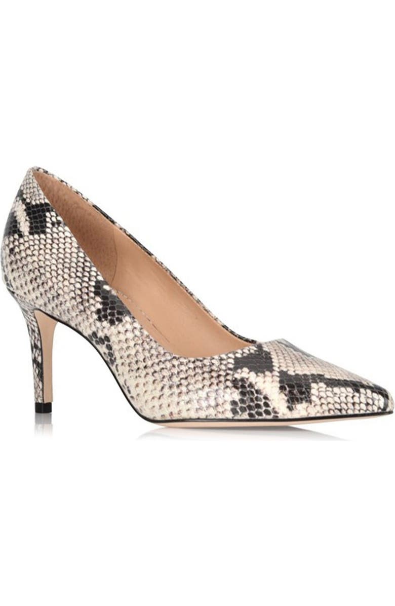 Joan Oloff Deborah Pointed Toe Pump, Main, color, Natural Printed Snake