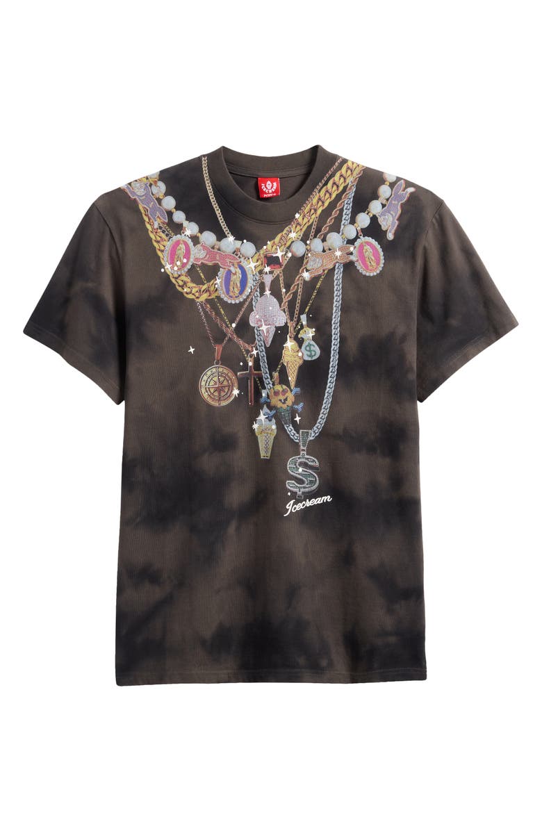 ICECREAM World Tour Splash Dye Graphic T-Shirt, Alternate, color, 