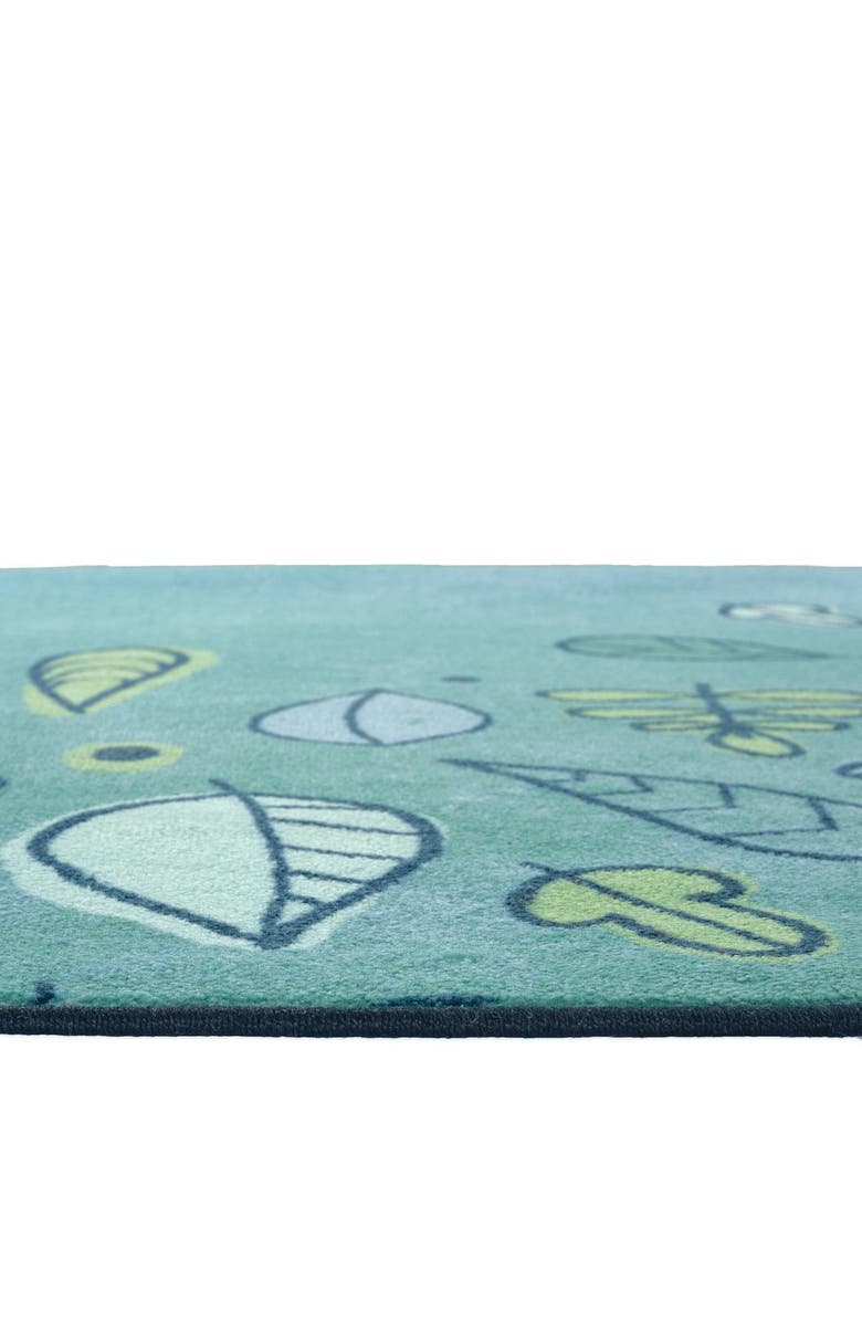 Kaplan Early Learning Company Falling Leaves Border Carpets, Alternate, color, Blue