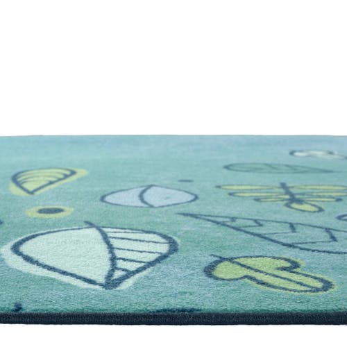 Kaplan Early Learning Company Falling Leaves Border Carpets In Blue