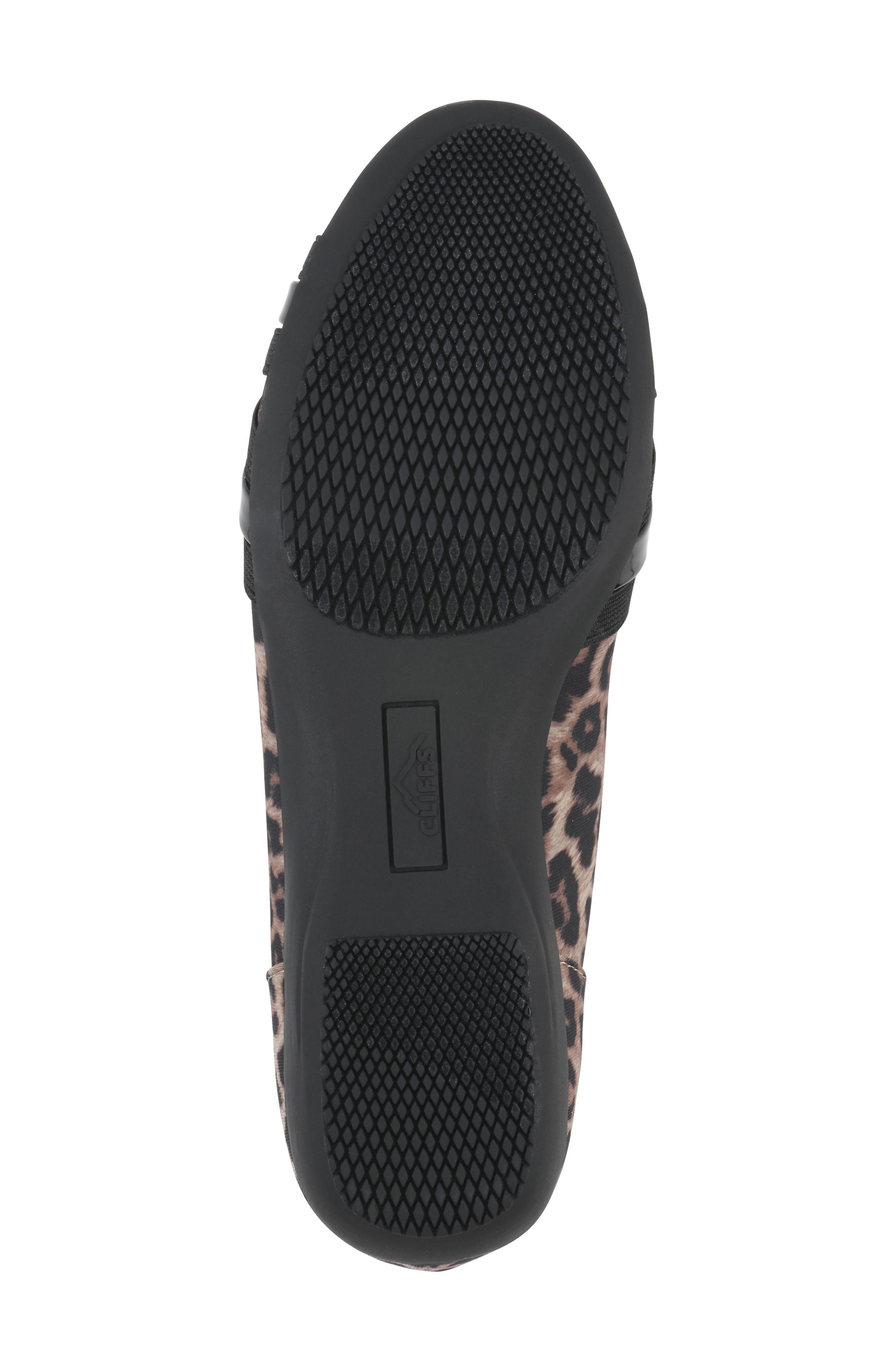Chic Flat, Alternate, color, TAN/ LEOPARD/ NYLON