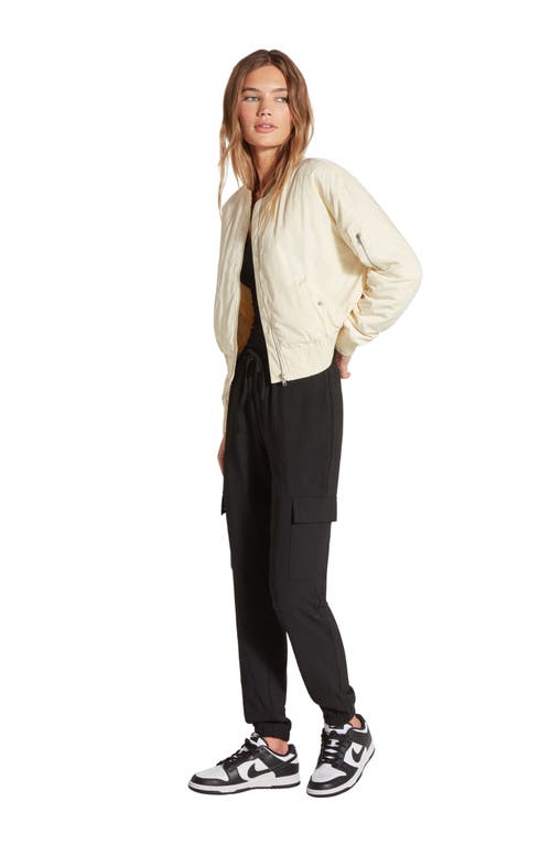 Wishlist Cropped Bomber Jacket In Cream