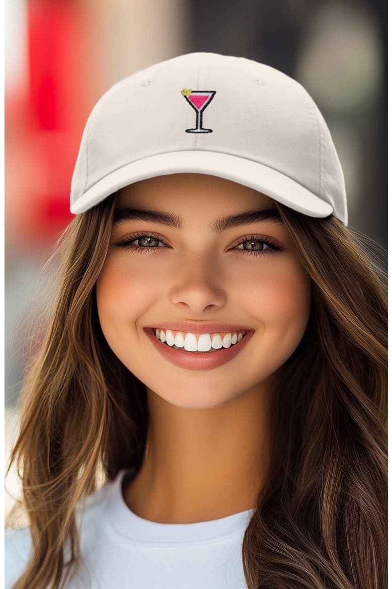Cosmo Embroidered Casual Hat, Alternate, color, Beige