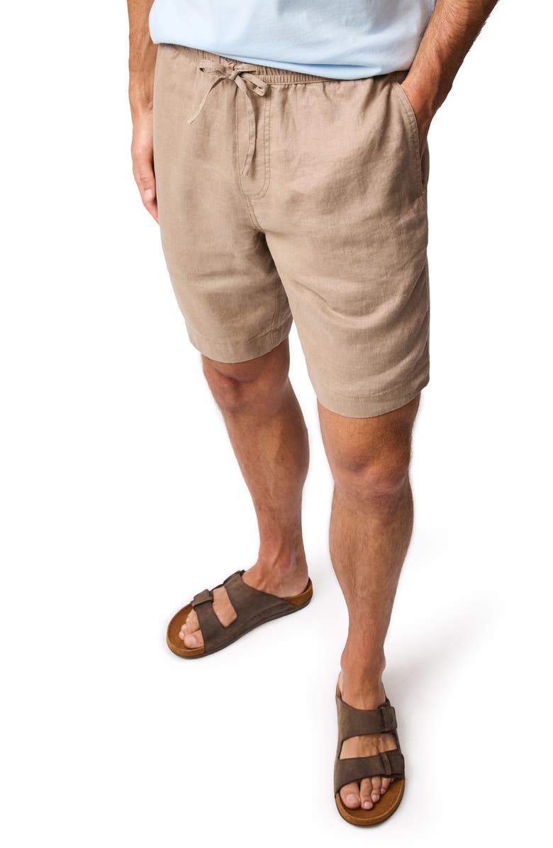 Rodd & Gunn Linen Shorts, Alternate, color, Dark Taupe