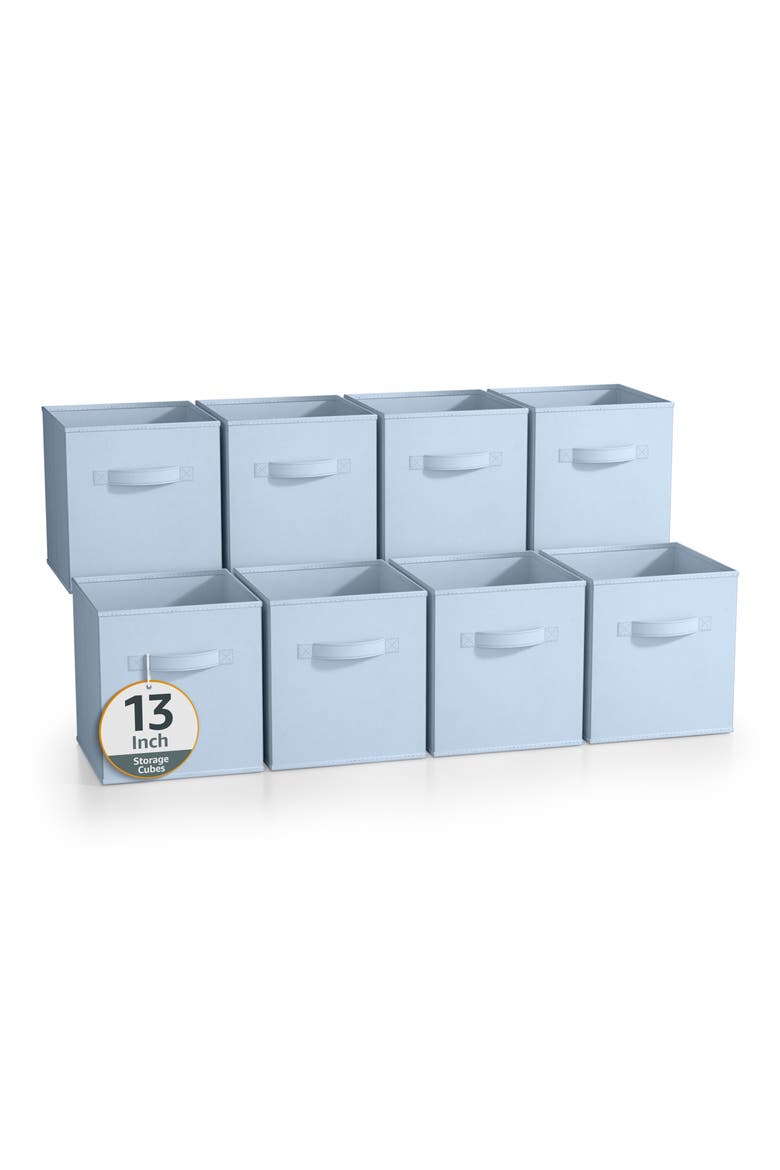 8-Pack Collapsible Storage Cube, Main, color, PASTEL BLUE