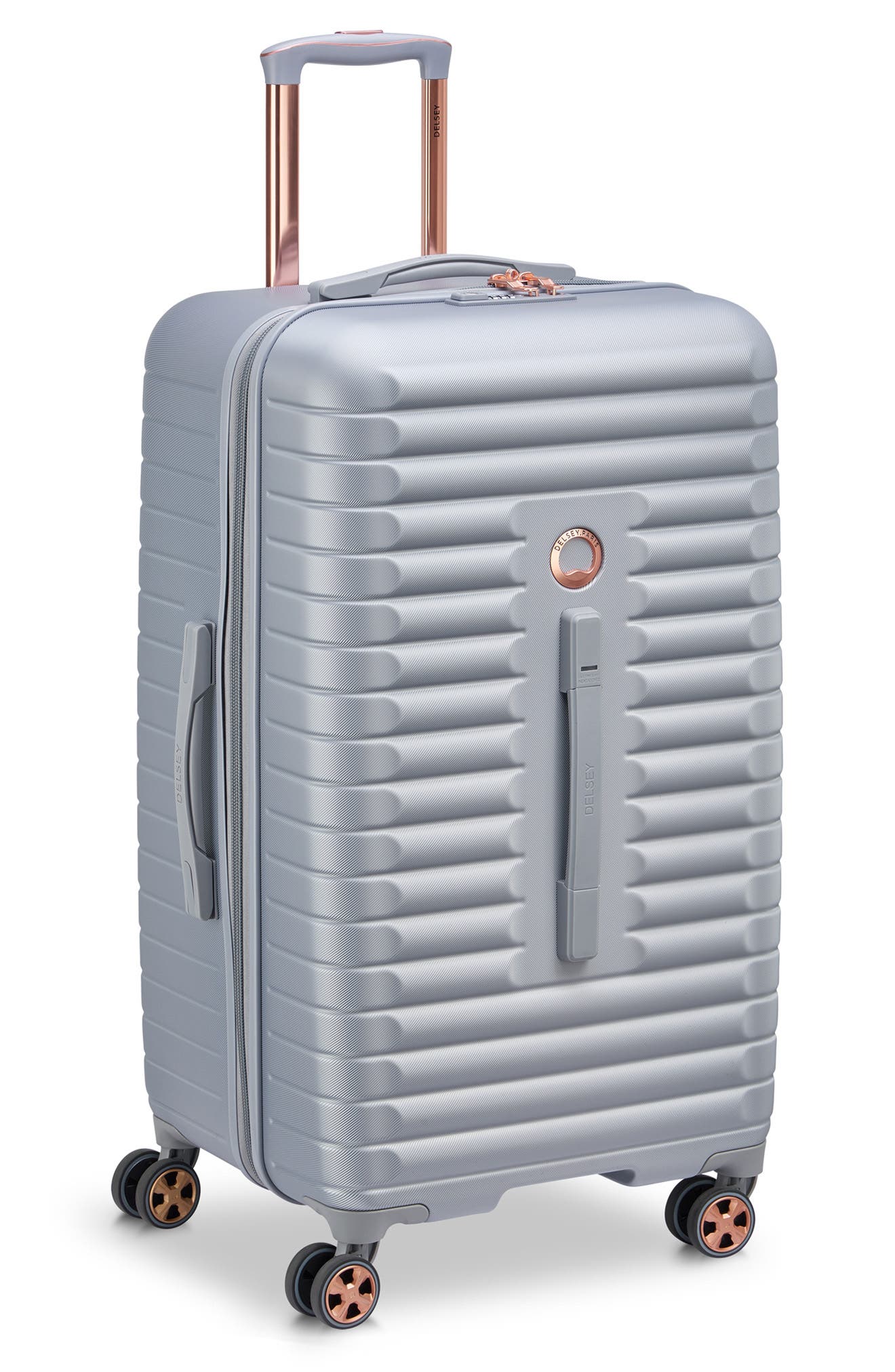 DELSEY Cruise 3.0 26-Inch Hardside Trunk Spinner Luggage, Alternate, color, Platinum